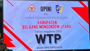 Kabupaten Bolmut Raih Opini WTP Lagi