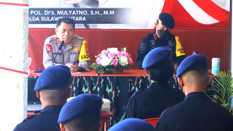 Begini Arahan Wawasan Kebangsaan Kapolda Mulyatno kepada Bintara dan Tamtama Remaja Brimob