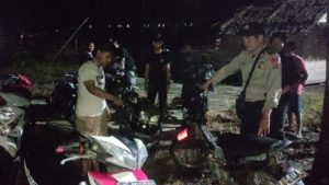 Satu Kenderaan Motor Plat Merah Disita Polisi dari Arena Sabung Ayam di Bolmut