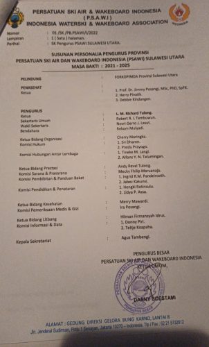 Bertekad Bangkitkan Kembali Kejayaan, Richard Tulong Pimpin PSAWI Sulut