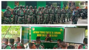 Tingkatkan Kemampuan Teritorial, Kodim 1301/Sangihe Gelar Latnistis Tingkat Koramil