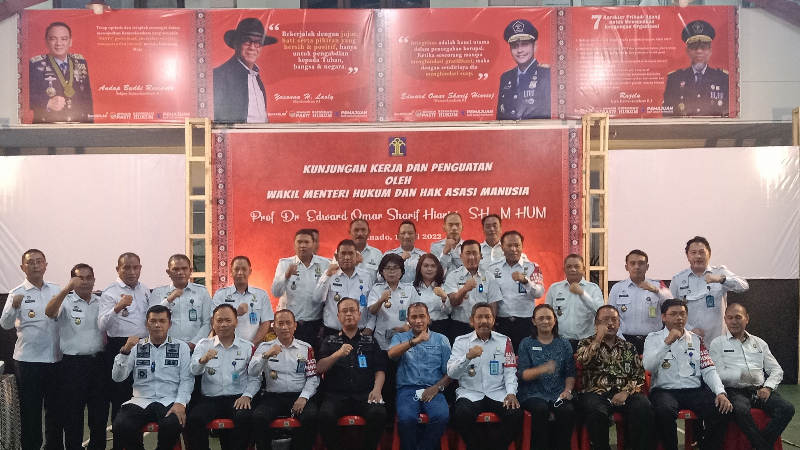 Angka Kriminalitas di Sulut Rendah, Wamen Edward Hiariej Beber Kunci Raih Predikat WBK