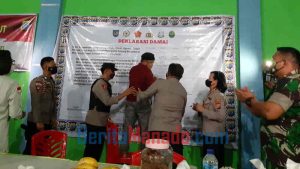 Gelar Deklarasi Damai, Ratusan Aparat Gabungan Jamin Keamanan di Dumoga