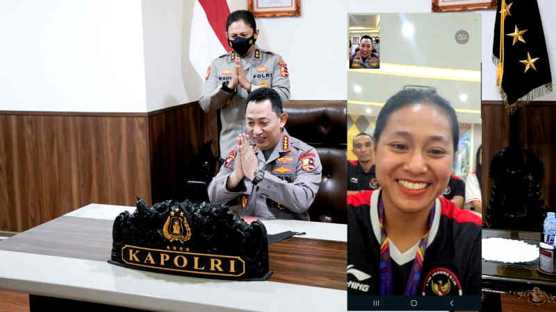 Harumkan Indonesia, Kapolri Apresiasi Pesepeda Peraih Medali Sea Games
