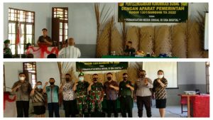 Gelar Komsos Bersama APEM se-Kecamatan Manganitu, Kodim 1301/Sangihe Perkuat Sinergitas