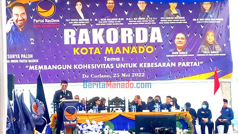 Gantikan Vicky Lumentut, Paula Runtuwene Jabat Ketua DPD Nasdem Manado