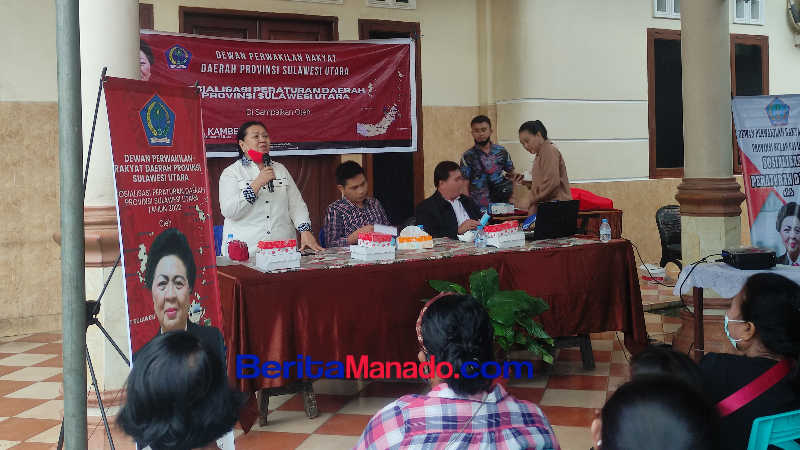 Sosialisasikan Perda Ini, Agustien Kambey Hadirkan Prof. Ronald Mawuntu