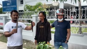 Pelaku Penikaman di Depan Kantor RRI Gorontalo Diamankan, Polisi Temukan Sajam Jenis Badik