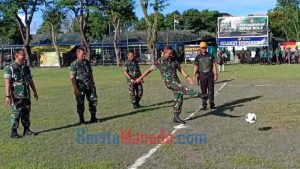 Pangdam Mayjen Denny Tuejeh: Mari Kita Gelorakan Semangat Bersepak Bola