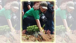 Warga Leilem Raya Hijaukan Bukit Lengkoan    