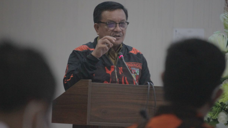 Tampil dengan Seragam Pemuda Pancasila, Wali Kota Bitung Harapkan Ini