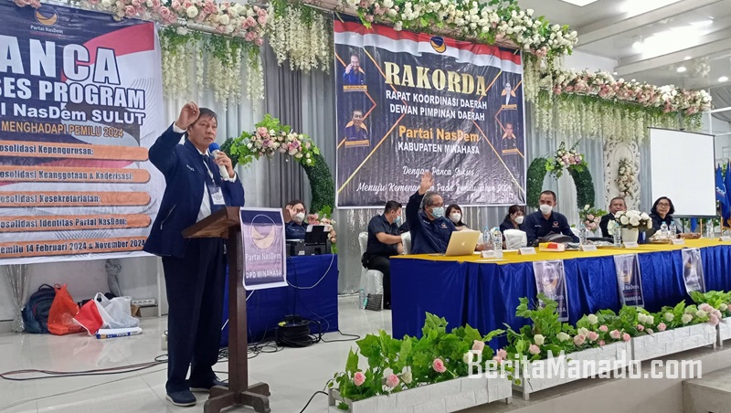 Vicky Lumentut Beber Target Partai NasDem Untuk Pesta Demokrasi 2024   