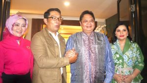 Silaturahmi dengan Airlangga Hartarto, Ridwan Kamil Bertekad Balas Budi Golkar