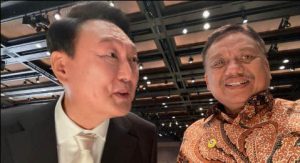 Bersama Megawati, Olly Dondokambey Bahas Kerjasama Bilateral dengan Presiden Korsel Yoon Suk Yeol