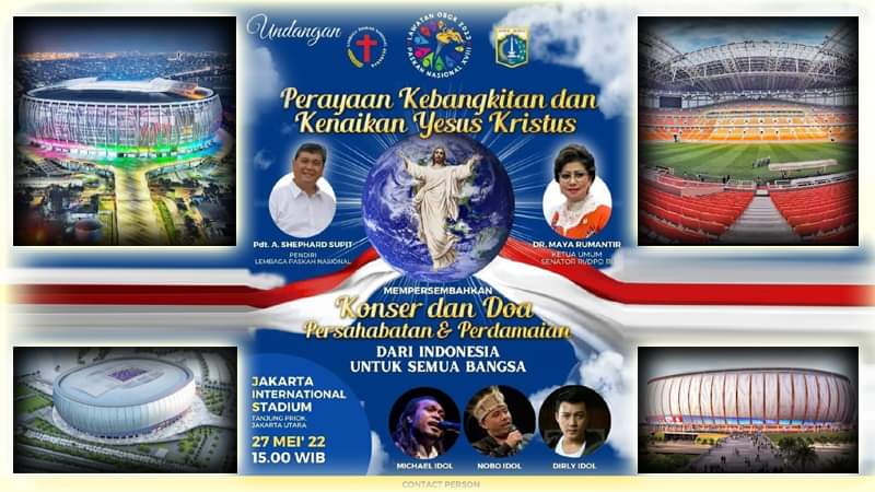 Lawatan Obor Paskah Nasional XVIII Digelar di Jakarta International Stadium