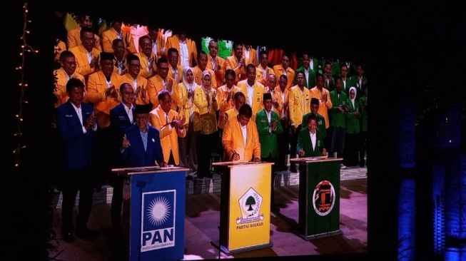 Golkar, PPP dan PAN Resmi 'Ijab Kabul' Jadi Koalisi Indonesia Bersatu