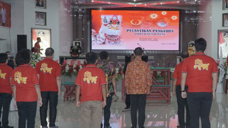 Hengky Honandar Dilantik Ketua FOBI Bitung, Rudy Theno Sebut Barongsai Dilombakan Sebagai Cabang Olahraga
