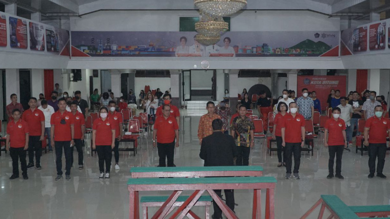 Hengky Honandar Dilantik Ketua FOBI Bitung, Rudy Theno Sebut Barongsai Dilombakan Sebagai Cabang Olahraga
