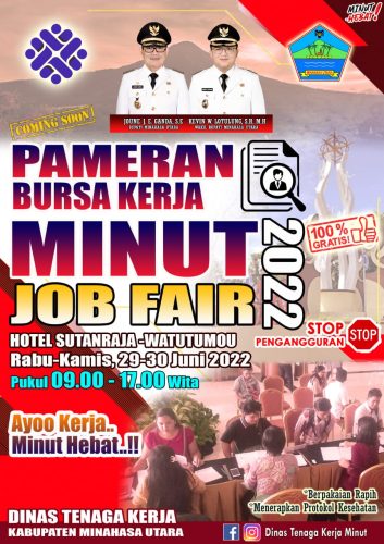 Pemkab Minut Gelar Job Fair 2022! Banyak Lowongan Pekerjaan di Dalam dan Luar Negeri