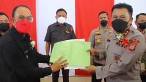 Polda Sulut Terima 8 Bidang Tanah dari Pemkab Minahasa, Untuk Apa Saja? Berikut Rinciannya..