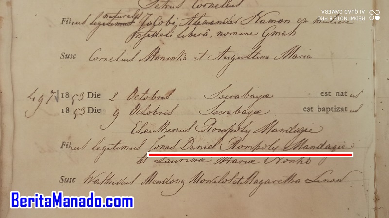 Di Surabaya, Ternyata Ada 56 Orang Manado Terima Baptisan Katolik Tahun 1850-an    