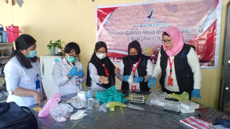 BPOM Kembali Nyatakan Bahan Makanan di Pasar Girian Bebas Bahan Kimia