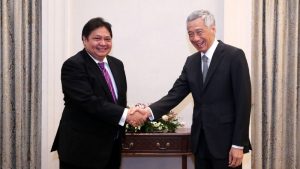 Airlangga Hartarto Bertemu Lee Hsien Loong, Singapura Sambut Ajakan Penguatan Kerja Sama