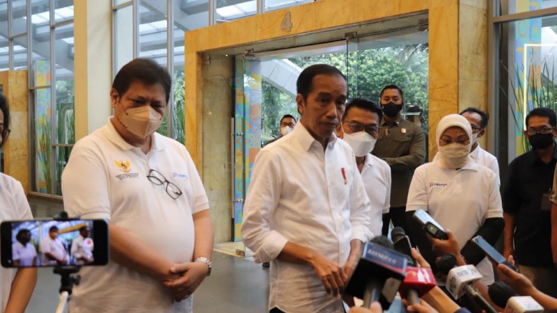 Presiden Jokowi Puji Airlangga Hartarto Sebagai ‘Motor’ Kartu Prakerja