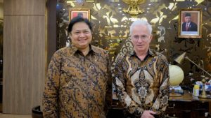 Bertemu Airlangga Hartarto, Direktur Eksekutif Global Fund Jajaki Peluang Kerja Sama