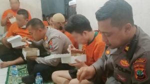 Begini Perlakuan Kapolres Bitung Kepada Tahanan Jelang Hari Bhayangkara ke-76