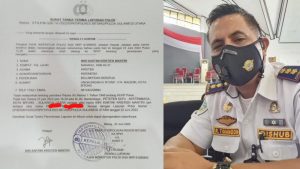 THL Dishub Bitung Ini Lapor Polisi Akibat Dadanya Dipukul Penumpang