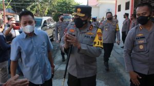 Sekda Rudy Theno Dampingi Kapolda Laporkan Pelaksanaan Bakti Kesehatan ke Kapolri