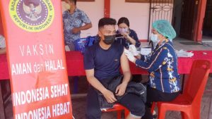 Vaksinasi Booster BIN Sulut Disambut Antusias Masyarakat