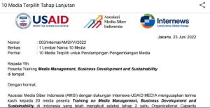 BeritaManado.com Terpilih Ikut Mentoring Program for Selected Local Media Leaders, Satu-satunya dari Sulawesi
