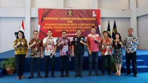 Di Bitung, Haris Sukamto Jelaskan Tujuan Diseminasikan Layanan Kewarganegaraan