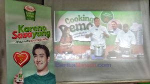 Sasa Gelar Cooking Demo di Manado, Mie dan Sirup Ternyata Lezat Pakai Santan