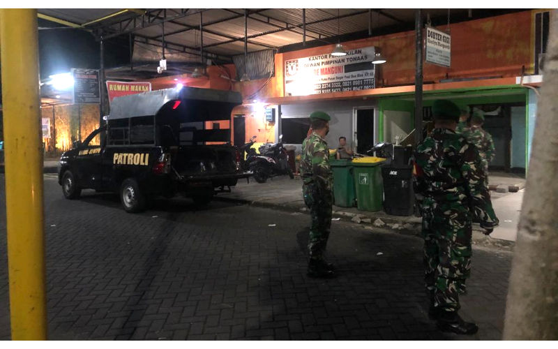 Koramil 1309-02/WTPM Gelar Patroli, Pastikan Wilayah Kondusif