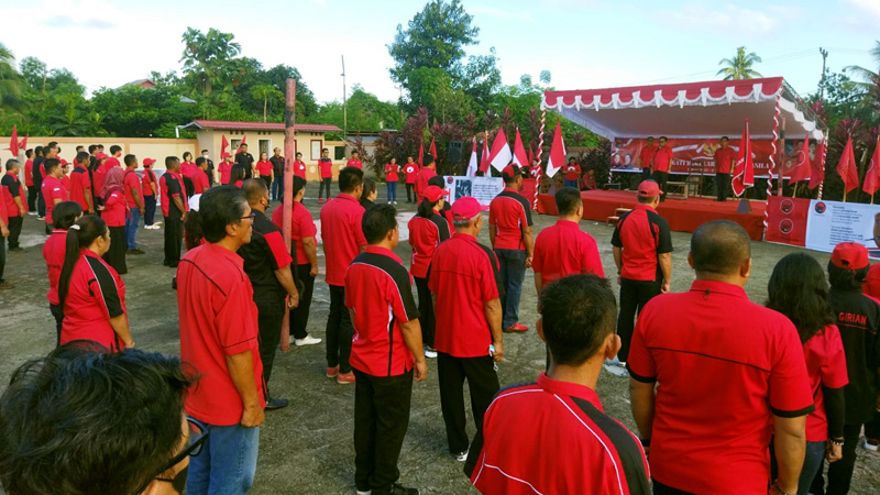 Puluhan Kader PDI Perjuangan Bitung Terima SK di Hari Lahir Pancasila