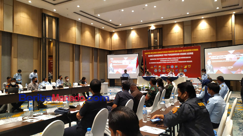 Perkuat Batas Negara Indonesia, Kanwil Kemenkumham Sulut Gelar Rakor Pengawasan Orang Asing