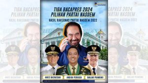 Ini Tiga Nama Bakal Capres RI Hasil Rakernas Partai NasDem 2022