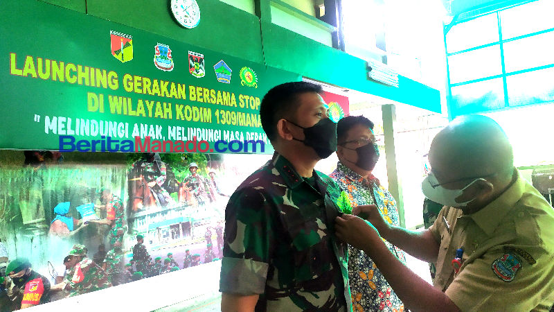 Pertama di Kota Manado, Kodim 1309 Launching Gerakan Stop Stunting
