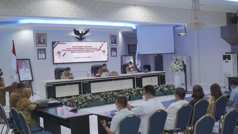 BPK Nyatakan Satu Parpol di Bitung LHP Penggunaan Dana Banparpolnya "Rapor Merah"
