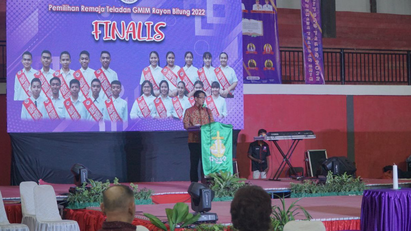 Hengky Honandar Sebut Pemilihan Remaja Teladan GMIM Bitung adalah Wadah Adu Bakat