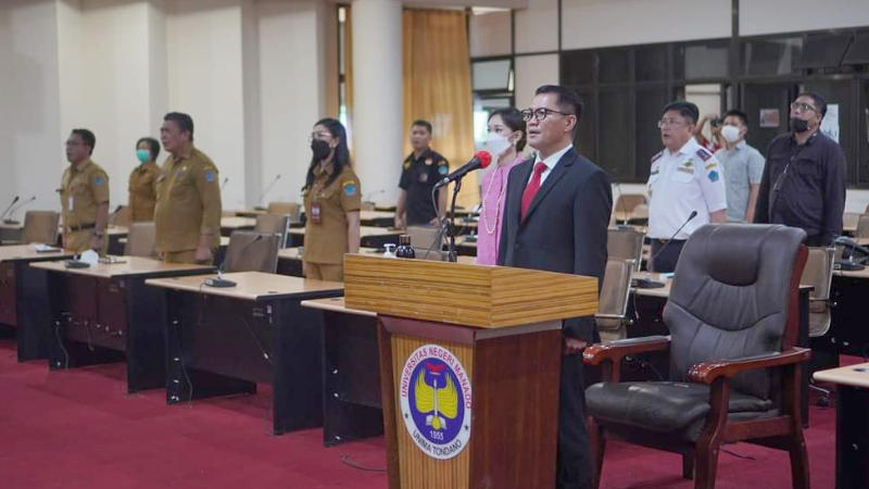 Joune Ganda Dikukuhkan Sebagai Ketua Ikatan Alumni Unima
