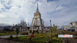 Ini Kondisi Terkini Menara Alfa Omega Tomohon