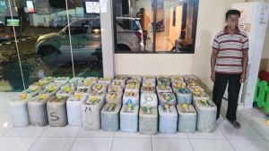 1.225 Liter BBM Bersubsidi Gagal Diselundupkan ke Sitaro