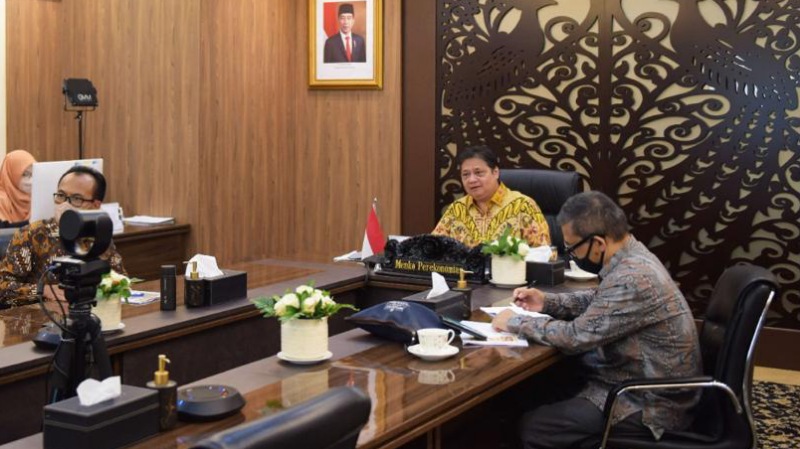 Airlangga Hartarto: AmCham Indonesia Dukung Pemulihan Ekonomi dan Peningkatan Daya Saing Industri