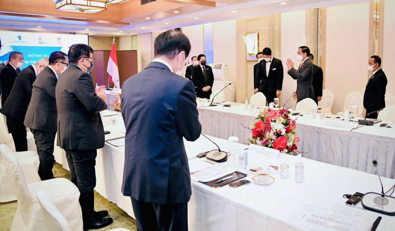 Rangkaian kunjungan luar negeri Presiden Joko Widodo (Jokowi) ke tiga negara di kawasan Asia Timur