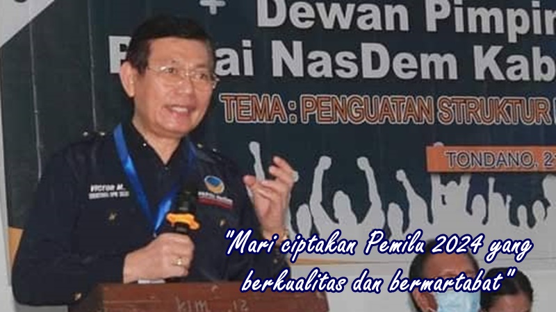 Menuju Pemilu Berkualitas dan Bermartabat, Victor Mailangkay Inisiasi Pertemuan Lintas Parpol   