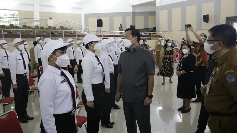 Wejangan Steven Kandouw kepada 37 Calon Praja IPDN Asal Sulut: Kompak dan Saling Bantu!